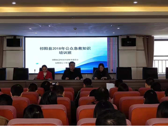 祁阳县开展2018年公众应急救护技能  普及