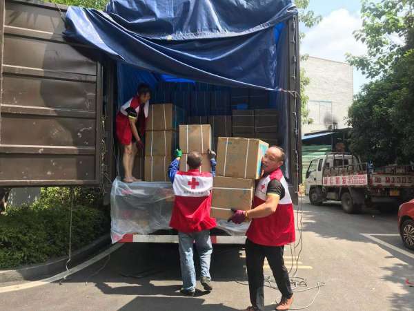117.66万！永州市红十字会接收一批爱心企业捐赠防疫物资